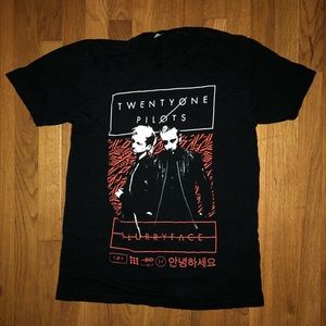 Twenty one pilots blurryface 2015 tour tee shirt